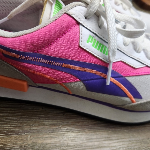 Puma Future Rider Twofold SD Neon Sneakers - Picture 4 of 8